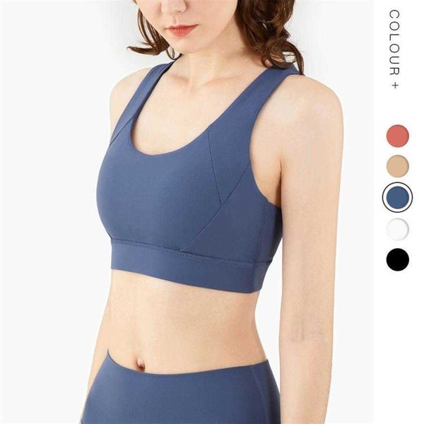 l-02 gathered solid color support nude yoga bra for lady cross back running fitness sports bra workout gym clothes women underwear250k, White;red
l-02 gathered solid color support nude yoga bra for lady cross back running fitness sports bra workout gym clothes women underwear250k, White;red