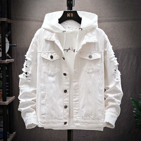 mens jackets hole sleeves trend mens clothing autumn and winter fashion classic retro denim jacket ripped large size m-3xl, Black;brown
mens jackets hole sleeves trend mens clothing autumn and winter fashion classic retro denim jacket ripped large size m-3xl, Black;brown