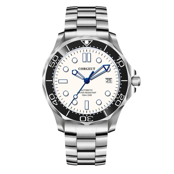 watch men's mechanical watch fully automatic refined steel transparent seahorse waterproof casual sports men, Slivery;brown
watch men's mechanical watch fully automatic refined steel transparent seahorse waterproof casual sports men, Slivery;brown