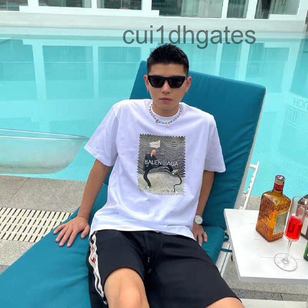 2022 designer bal t shirt 22 spring and summer new paris printed round neck cotton t-shirt student short sleeve men women lovers leisure hal, White;black
2022 designer bal t shirt 22 spring and summer new paris printed round neck cotton t-shirt student short sleeve men women lovers leisure hal, White;black