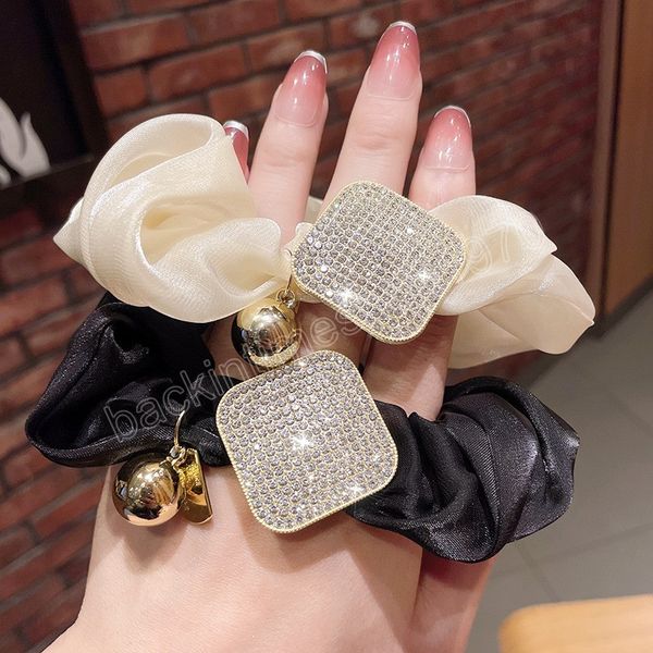 women elegant luxury rhinestones silk soft elastic hair band ponytail fixed scrunchie rubber bands fashion hair accessories, Slivery;white
women elegant luxury rhinestones silk soft elastic hair band ponytail fixed scrunchie rubber bands fashion hair accessories, Slivery;white