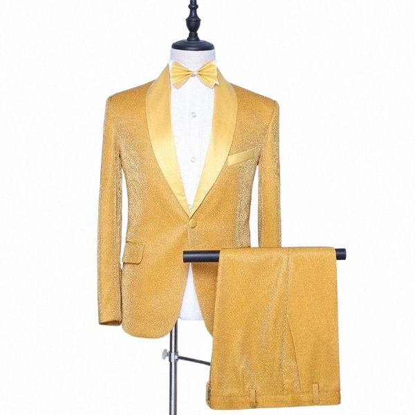 men's suits & blazers yushu men shiny shawl lapel two pieces set prom man wear tuxedo costume homme single button for stylish suit m5uc, White;black
men's suits & blazers yushu men shiny shawl lapel two pieces set prom man wear tuxedo costume homme single button for stylish suit m5uc, White;black