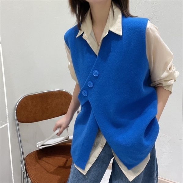 women's polos european v-neck beveled four button versatile thin sweater cardigan vest coat spring solid color trend ydru, White
women's polos european v-neck beveled four button versatile thin sweater cardigan vest coat spring solid color trend ydru, White