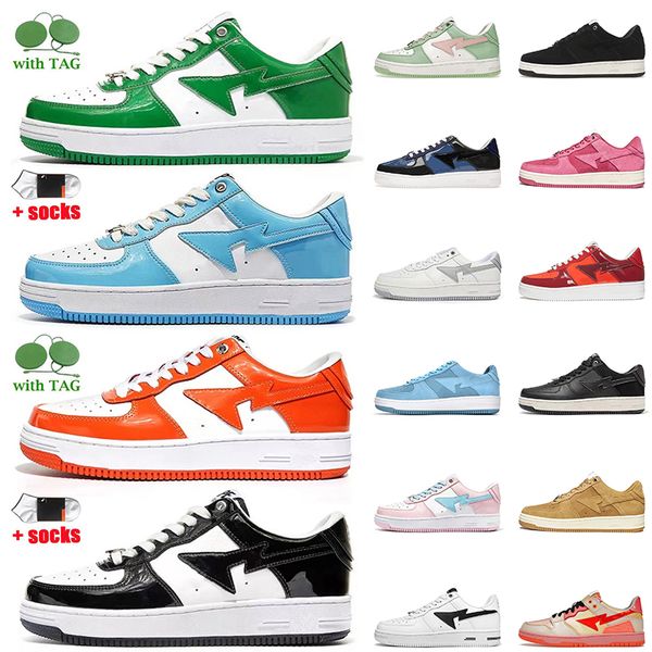 designer bapesta sneakers fashion women men bapestas running shoes a bathing baped sta sk8 pastel pack green blue suede orange white black m
designer bapesta sneakers fashion women men bapestas running shoes a bathing baped sta sk8 pastel pack green blue suede orange white black m