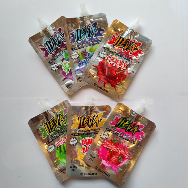 ileva bag 600mg nozzle juice bag with bottle cap blueberry watermelon cherry smell proof suction edible mylar bags infused beverage liquid f
ileva bag 600mg nozzle juice bag with bottle cap blueberry watermelon cherry smell proof suction edible mylar bags infused beverage liquid f