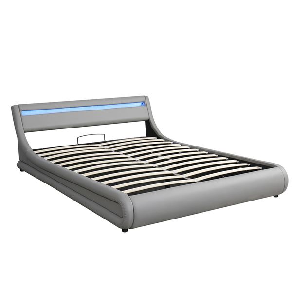 bedroom furniture upholstered leather platform bed with a hydraulic storage system led light headboard frame with slatted queen size
bedroom furniture upholstered leather platform bed with a hydraulic storage system led light headboard frame with slatted queen size