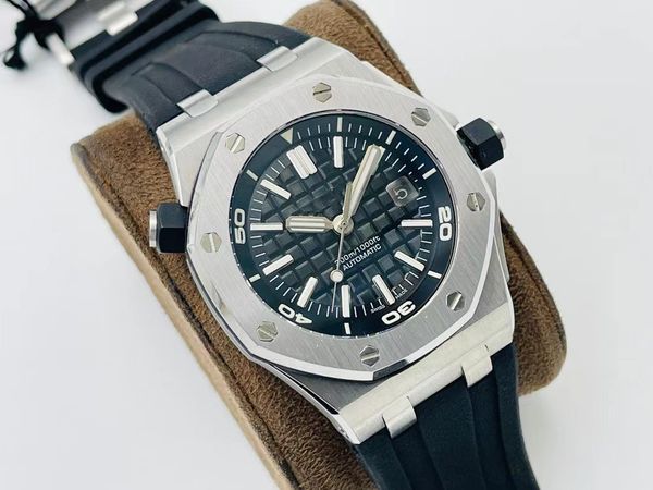 factory high luxury boutique watch octagonal ring with imported automatic movement size 42mm 300 meters super waterproof 316l fine steel, Slivery;brown
factory high luxury boutique watch octagonal ring with imported automatic movement size 42mm 300 meters super waterproof 316l fine steel, Slivery;brown