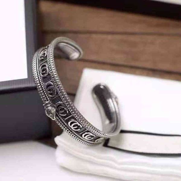 925 silver ancient stripe three-dimensional snake bracelet open gear edging fashion men's jewel fine accessories sale outlet exclusive, Black
925 silver ancient stripe three-dimensional snake bracelet open gear edging fashion men's jewel fine accessories sale outlet exclusive, Black
