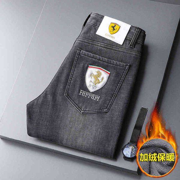 men's jeans autumn winter jeans men's slim little feet fashion brand straight tube plush thickened trend grey long pants pcfq, Blue
men's jeans autumn winter jeans men's slim little feet fashion brand straight tube plush thickened trend grey long pants pcfq, Blue
