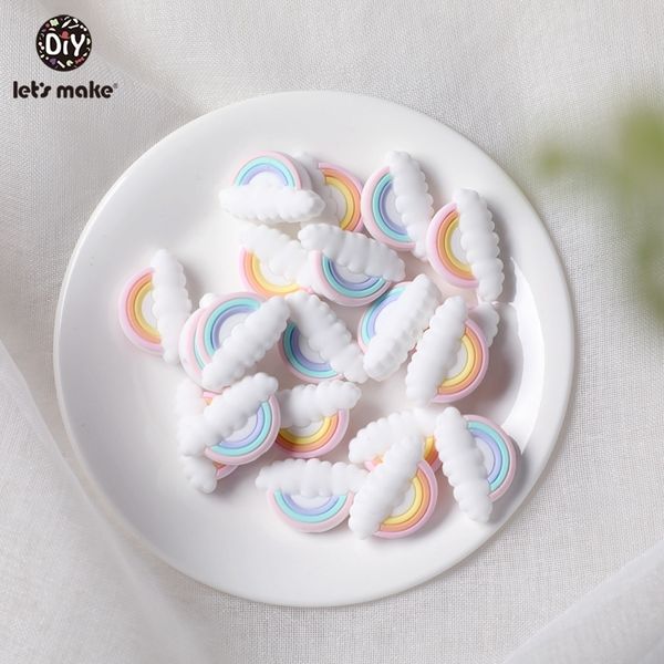 let's make 20pc diy handmade silicone beads baby toys rainbow cartoon beaded silicone teether infant shower gift baby teether 220407
let's make 20pc diy handmade silicone beads baby toys rainbow cartoon beaded silicone teether infant shower gift baby teether 220407