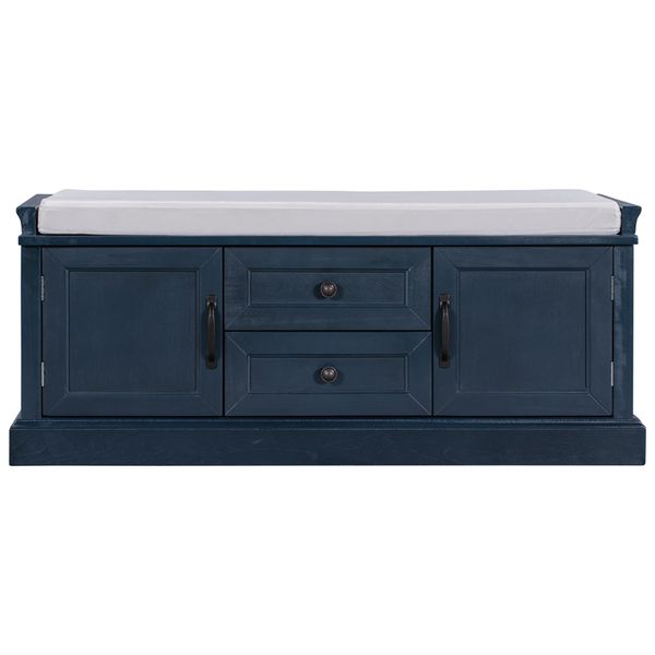 new living room furniture storage bench with 2 drawers and 2 cabinets removable cushion for livingroom entryway antique navy
new living room furniture storage bench with 2 drawers and 2 cabinets removable cushion for livingroom entryway antique navy