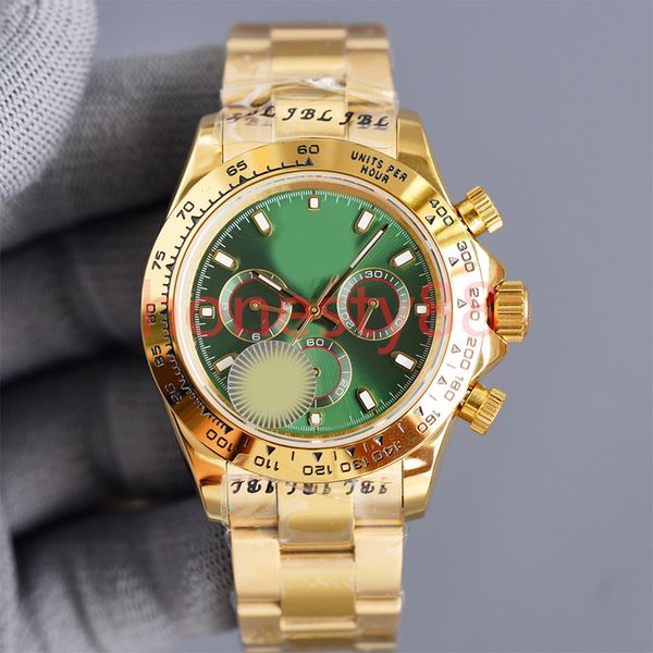 watches designer men's automatic mechanical 40mm green dial wristwatches gold 904l stainless steel strap st9 folding buckle sapphire mi, Silver
watches designer men's automatic mechanical 40mm green dial wristwatches gold 904l stainless steel strap st9 folding buckle sapphire mi, Silver