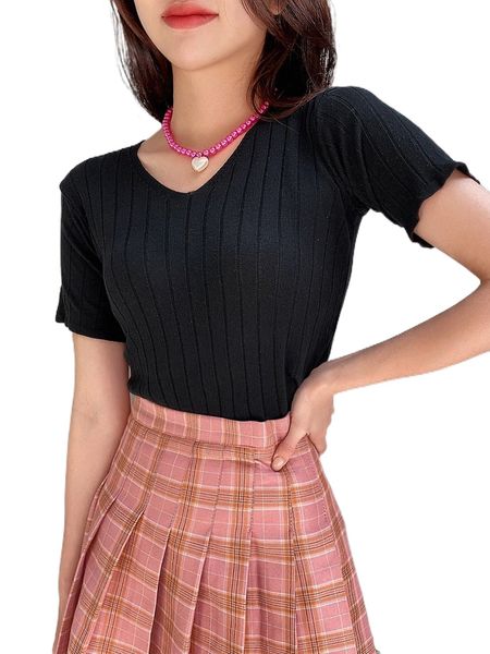 dazy v neck solid tee n3vs#, White
dazy v neck solid tee n3vs#, White