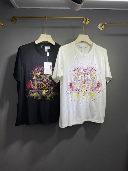 women's t-shirt designer chaopai 22 spring and summer new heavy industry manual embroidery pattern leisure versatile round neck short s, White
women's t-shirt designer chaopai 22 spring and summer new heavy industry manual embroidery pattern leisure versatile round neck short s, White