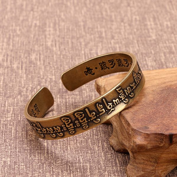bracelet tibetan buddhist jewelry men's and women's copper mantra brass, Golden;silver
bracelet tibetan buddhist jewelry men's and women's copper mantra brass, Golden;silver