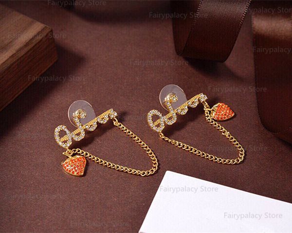 fashion women 18k gold plated tassels earrings stud luxury designers letters crystal rhinestone earring wedding party jewerlry, Golden;silver
fashion women 18k gold plated tassels earrings stud luxury designers letters crystal rhinestone earring wedding party jewerlry, Golden;silver