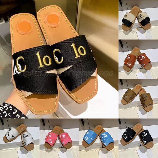 desinger famous embroidery slipper womens famous sandals ladies woody mule flat slides shoes, Black
desinger famous embroidery slipper womens famous sandals ladies woody mule flat slides shoes, Black