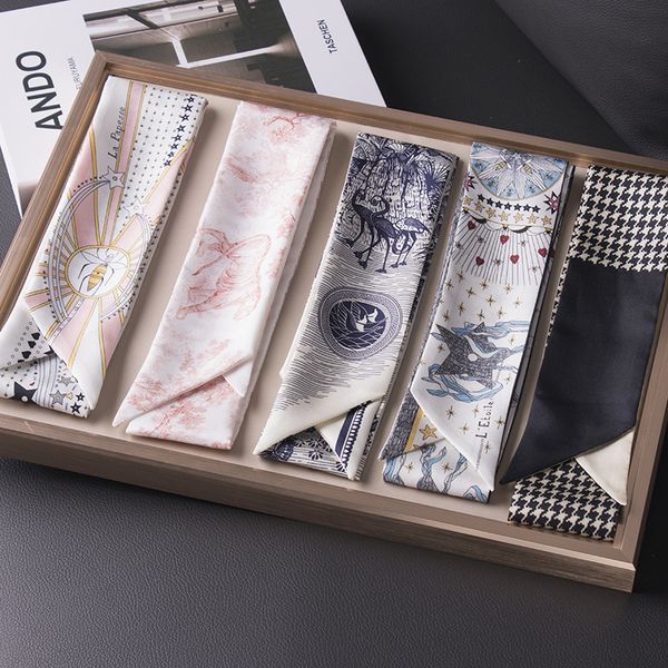 silk hair band d18 twill silk scarf small long hair band tarot mulberry silk all-match decorative tie bag ribbon h, Blue;gray
silk hair band d18 twill silk scarf small long hair band tarot mulberry silk all-match decorative tie bag ribbon h, Blue;gray