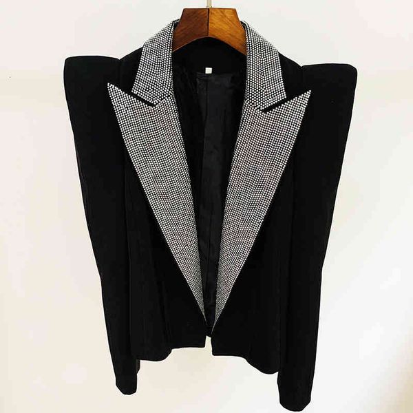 women's suits & blazers 2022 star walk show women's jacket fashion personality shoulder profile diamond collar suit w296, White;black
women's suits & blazers 2022 star walk show women's jacket fashion personality shoulder profile diamond collar suit w296, White;black