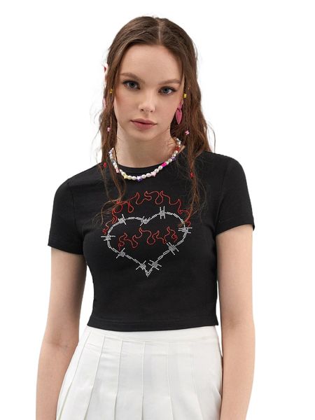 x blackchainstd heart and fire rhinestone z5oe#, White
x blackchainstd heart and fire rhinestone z5oe#, White