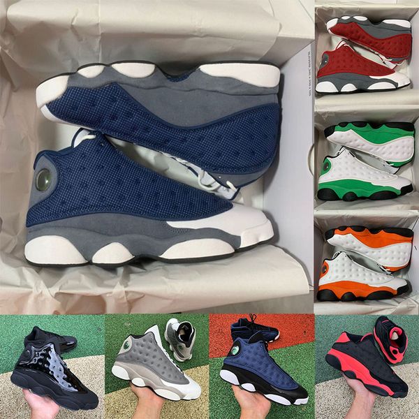 men basketball shoes 13 red flint 13s black cat hyper royal french blue bred he got game outdoor trainer sports sneakers size 7-13 
men basketball shoes 13 red flint 13s black cat hyper royal french blue bred he got game outdoor trainer sports sneakers size 7-13