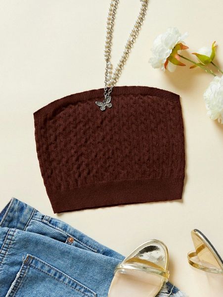 textured cable knit s9go#, White;black