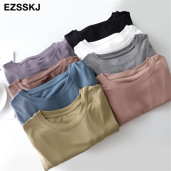 autumn winter bottom cotton long sleeve o-neck t shirt women long sleeve casual basic t shirt solid color tee female 210317, White
autumn winter bottom cotton long sleeve o-neck t shirt women long sleeve casual basic t shirt solid color tee female 210317, White