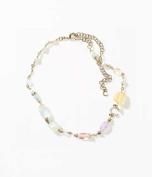 2022 charm pendant necklace with colorful beads in 18k gold plated for women wedding jewelry gift and nature shell beads have box stamp ps78, Golden
2022 charm pendant necklace with colorful beads in 18k gold plated for women wedding jewelry gift and nature shell beads have box stamp ps78, Golden