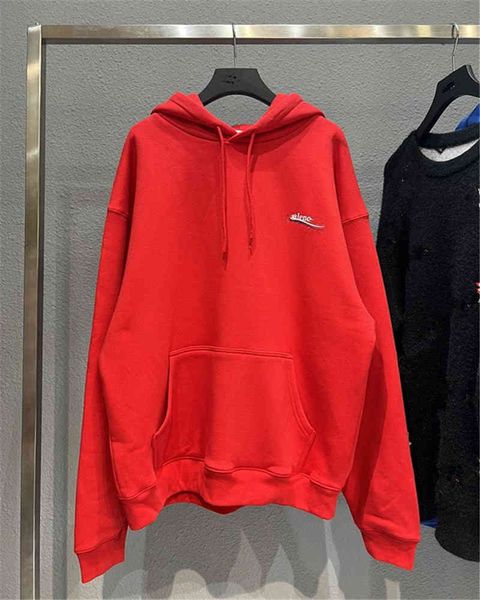 hip hop designer balciga hoodies b's new autumn and winter wave cola embroidered terry hoodie men's and women's same paris em, Black
hip hop designer balciga hoodies b's new autumn and winter wave cola embroidered terry hoodie men's and women's same paris em, Black
