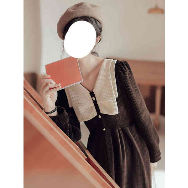casual dresses french corduroy autumn dress small fragrance gentle and chic high ji feeling long sleeve unique temperament skirt 5mcs, Black;gray
casual dresses french corduroy autumn dress small fragrance gentle and chic high ji feeling long sleeve unique temperament skirt 5mcs, Black;gray
