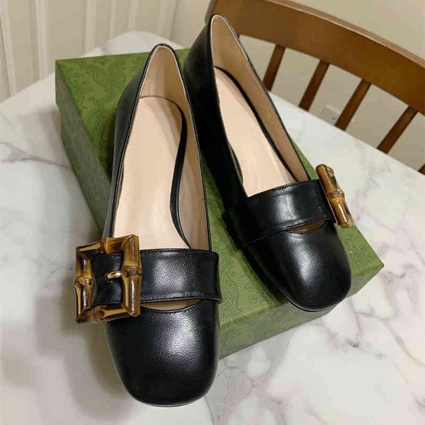 dress shoes women's shoes spring size35-41 genuine leather bamboo buckle apartments square toe low heel slip over leisure designer, Black
dress shoes women's shoes spring size35-41 genuine leather bamboo buckle apartments square toe low heel slip over leisure designer, Black