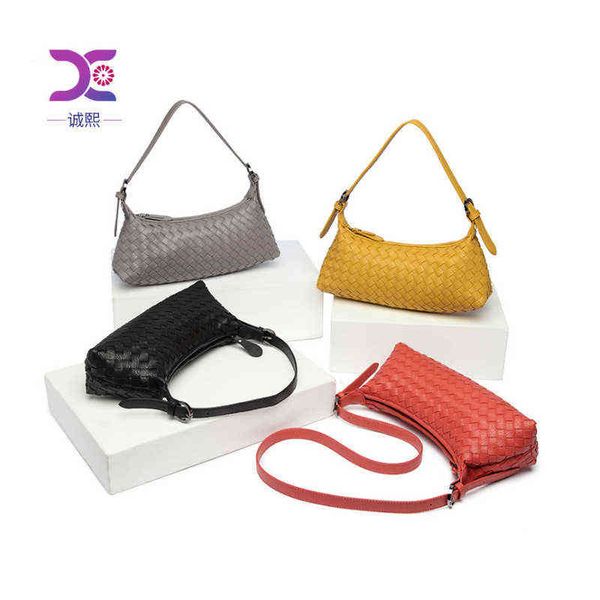 new net red korean version trendy versatile hand woven armpit bag women's handbag fashion one shoulder messenger bag 220426
new net red korean version trendy versatile hand woven armpit bag women's handbag fashion one shoulder messenger bag 220426