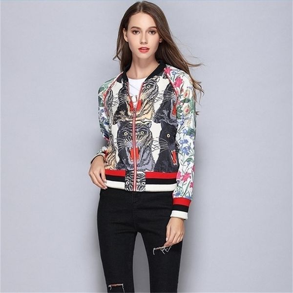 runway design jackets women autumn cartoon print sequined coats women casual outerwear streetwear jackets lj201106, Black
runway design jackets women autumn cartoon print sequined coats women casual outerwear streetwear jackets lj201106, Black