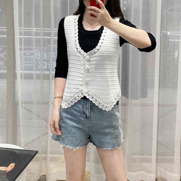 women's vests french s family spring and summer hollow out lace knitted cardigan sleeveless vest women's thin, Black;white
women's vests french s family spring and summer hollow out lace knitted cardigan sleeveless vest women's thin, Black;white