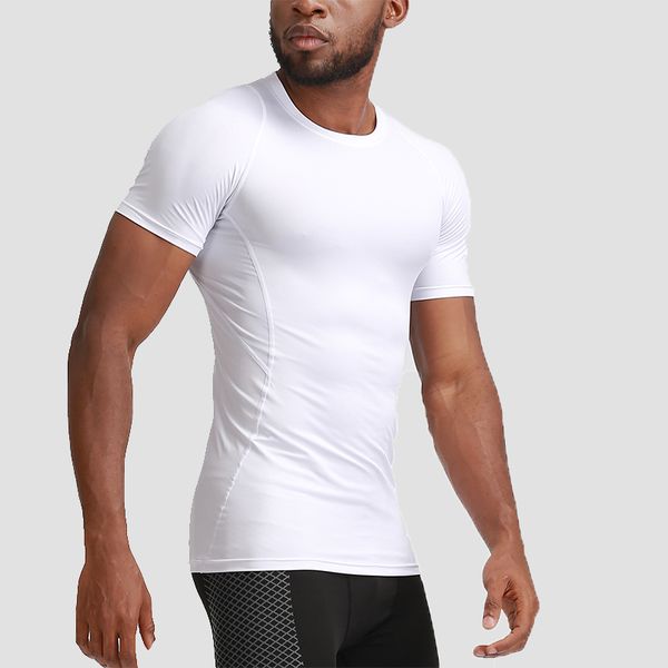 gym clothing fitness clothing cool dry fit short sleeve custom tags men's athletic running compression workout t shirts, White;black
gym clothing fitness clothing cool dry fit short sleeve custom tags men's athletic running compression workout t shirts, White;black