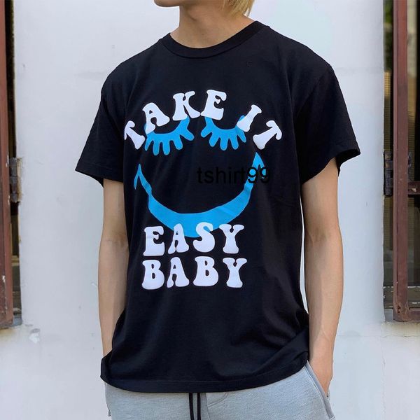 chao brand amirs letter smiley face three dimensional foam printing high street trend men's and women's short sleeve t-shirt, White;black
chao brand amirs letter smiley face three dimensional foam printing high street trend men's and women's short sleeve t-shirt, White;black