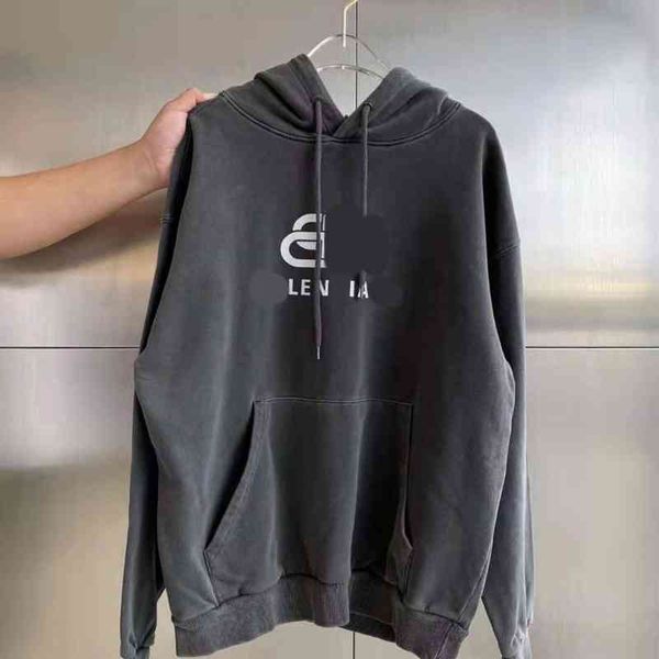 2022 designer bal hoodies and coats 21 spring summer new fashion br paris home washing ash used chest printing casual loose hooded couple sw, Black
2022 designer bal hoodies and coats 21 spring summer new fashion br paris home washing ash used chest printing casual loose hooded couple sw, Black
