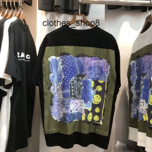 designer t-shirts men's sweaters kapital hirata and hongchao brand new smiling face cashew nut flower japanese paste cloth men and wome, White;black
designer t-shirts men's sweaters kapital hirata and hongchao brand new smiling face cashew nut flower japanese paste cloth men and wome, White;black