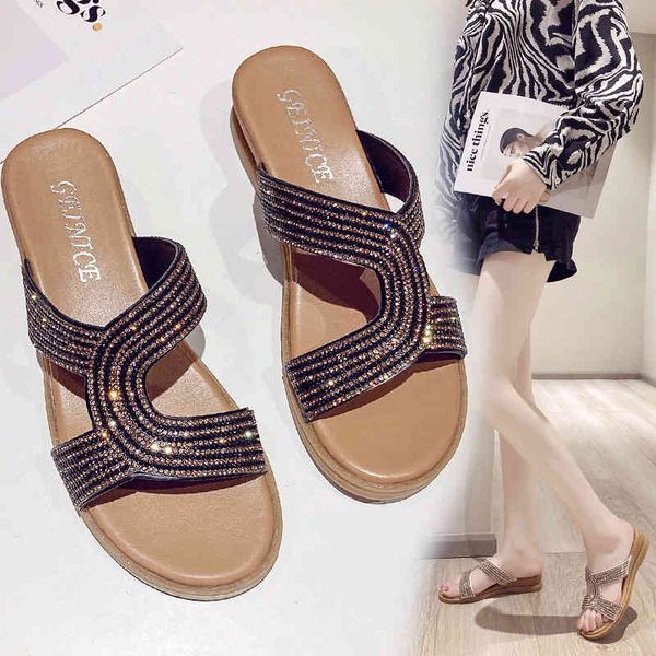 summer new sandals pearl one line casual flat bottomed outward women's 2022 brand luxury fashion design ladies slippers, Black
summer new sandals pearl one line casual flat bottomed outward women's 2022 brand luxury fashion design ladies slippers, Black