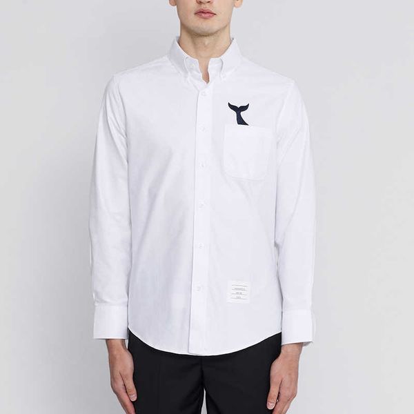 tb thom men's shirt clothing fashion brand fish tail designs slim fit casual oxford long sleeves women's shirts, White;black
tb thom men's shirt clothing fashion brand fish tail designs slim fit casual oxford long sleeves women's shirts, White;black