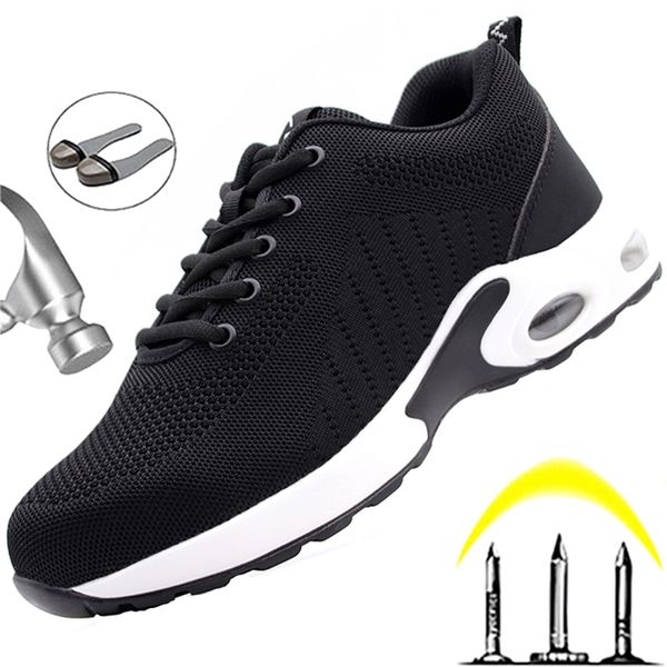 security work sneakers male safety shoes men lightweight boots steel toe industrial 220810, Black;brown
security work sneakers male safety shoes men lightweight boots steel toe industrial 220810, Black;brown