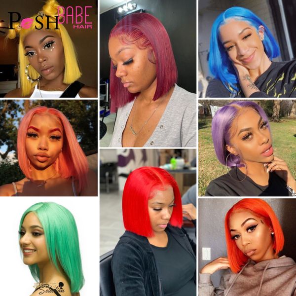 accessories red pink orange blue green colored human hair wigs pre plucked remy brazilian 13x4 13x6 lace front wig short bob wigs for, Silver
accessories red pink orange blue green colored human hair wigs pre plucked remy brazilian 13x4 13x6 lace front wig short bob wigs for, Silver