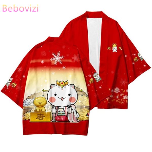 fashion kawaii cat anime print japanese cardigan beach haori women men cosplay yukata harajuku loose girl kimono red clothes
fashion kawaii cat anime print japanese cardigan beach haori women men cosplay yukata harajuku loose girl kimono red clothes