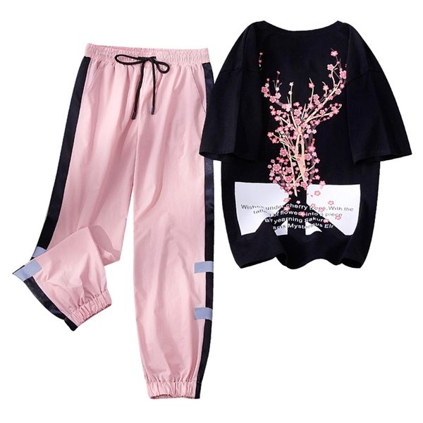 two piece set women fashion 2020 new sports and leisure suit women s clothing features slimming trend summer tracksuit female lj200815, Gray
two piece set women fashion 2020 new sports and leisure suit women s clothing features slimming trend summer tracksuit female lj200815, Gray