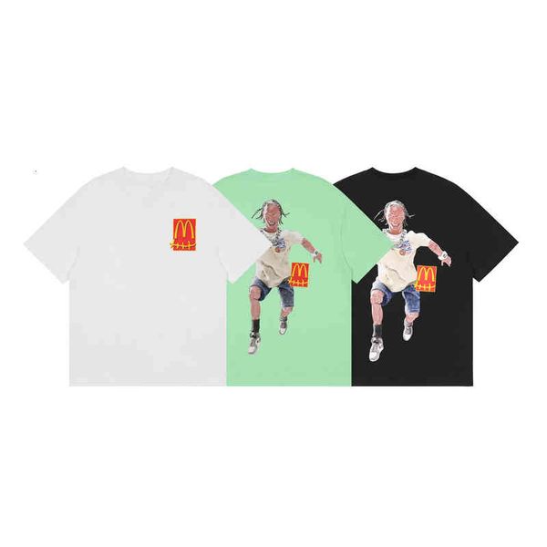 men's t-shirts travis scott cartoon portrait print hip hop rap loose short sleeve fashion t-shirt for men and women izaj, White;black
men's t-shirts travis scott cartoon portrait print hip hop rap loose short sleeve fashion t-shirt for men and women izaj, White;black