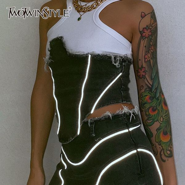 patchwork tassel vest for women o neck sleeveless hit color slim female fashion clothing summer 210423, White
patchwork tassel vest for women o neck sleeveless hit color slim female fashion clothing summer 210423, White