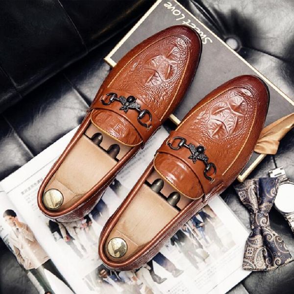 italian fashion men casual shoe leather gents shoes men's summer/spring solid on office luxury shoes da36, Black
italian fashion men casual shoe leather gents shoes men's summer/spring solid on office luxury shoes da36, Black