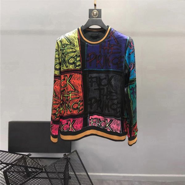 european and american men's wear summer 2022 new long-sleeved round collar retro alphabet print fashion fleece, Black
european and american men's wear summer 2022 new long-sleeved round collar retro alphabet print fashion fleece, Black