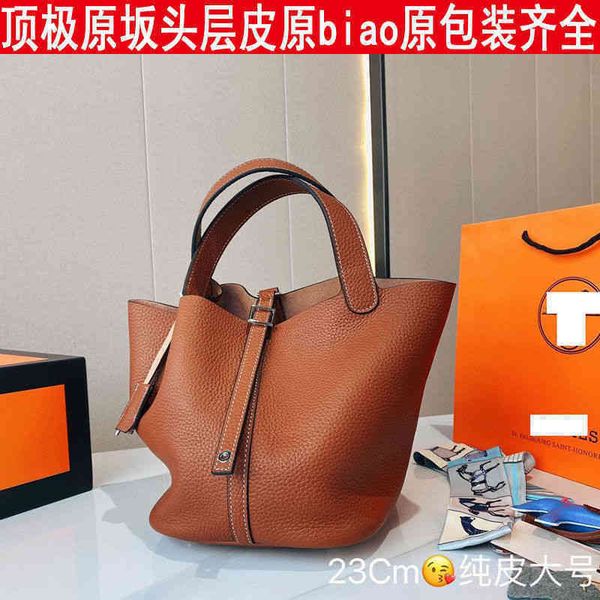 herme bags h cabbage basket female leather real hand carrying large capacity bucket portable niche design
herme bags h cabbage basket female leather real hand carrying large capacity bucket portable niche design