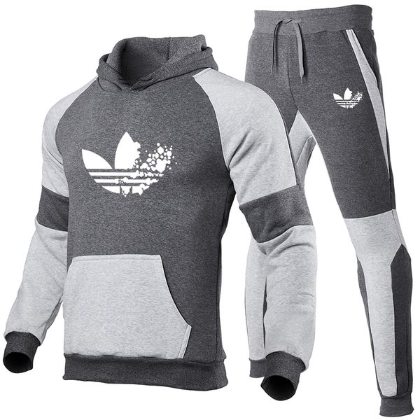 winter tracksuit hooded sports men's suit male pullover plus fleece thickened oversize coat casual training sweatpants fashion clothing, Gray
winter tracksuit hooded sports men's suit male pullover plus fleece thickened oversize coat casual training sweatpants fashion clothing, Gray